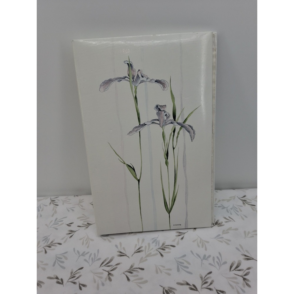 RARE Vintage Corning Shadow Iris Recipe Card Book/Binder Holder Coordinates